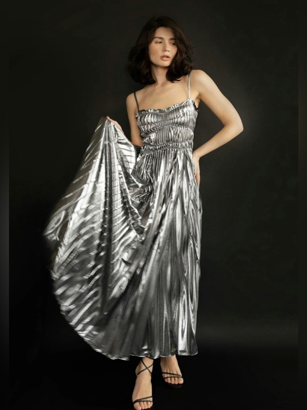 Georgia Hardinge Metal Dress Size 2 , worn once